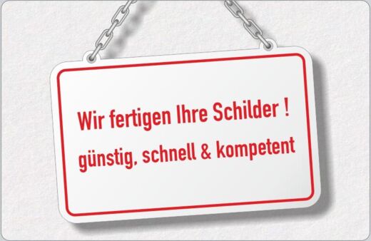 Verschiedene Schilder