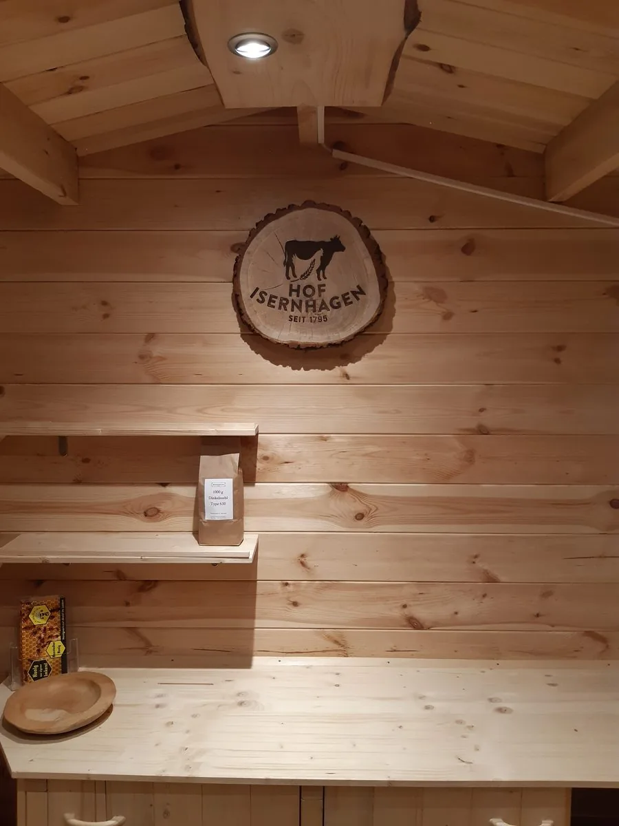 Holzscheibe, lasergraviert